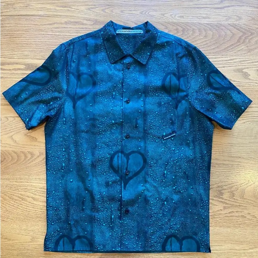 Alexander Wang Short Sleeve Button Up